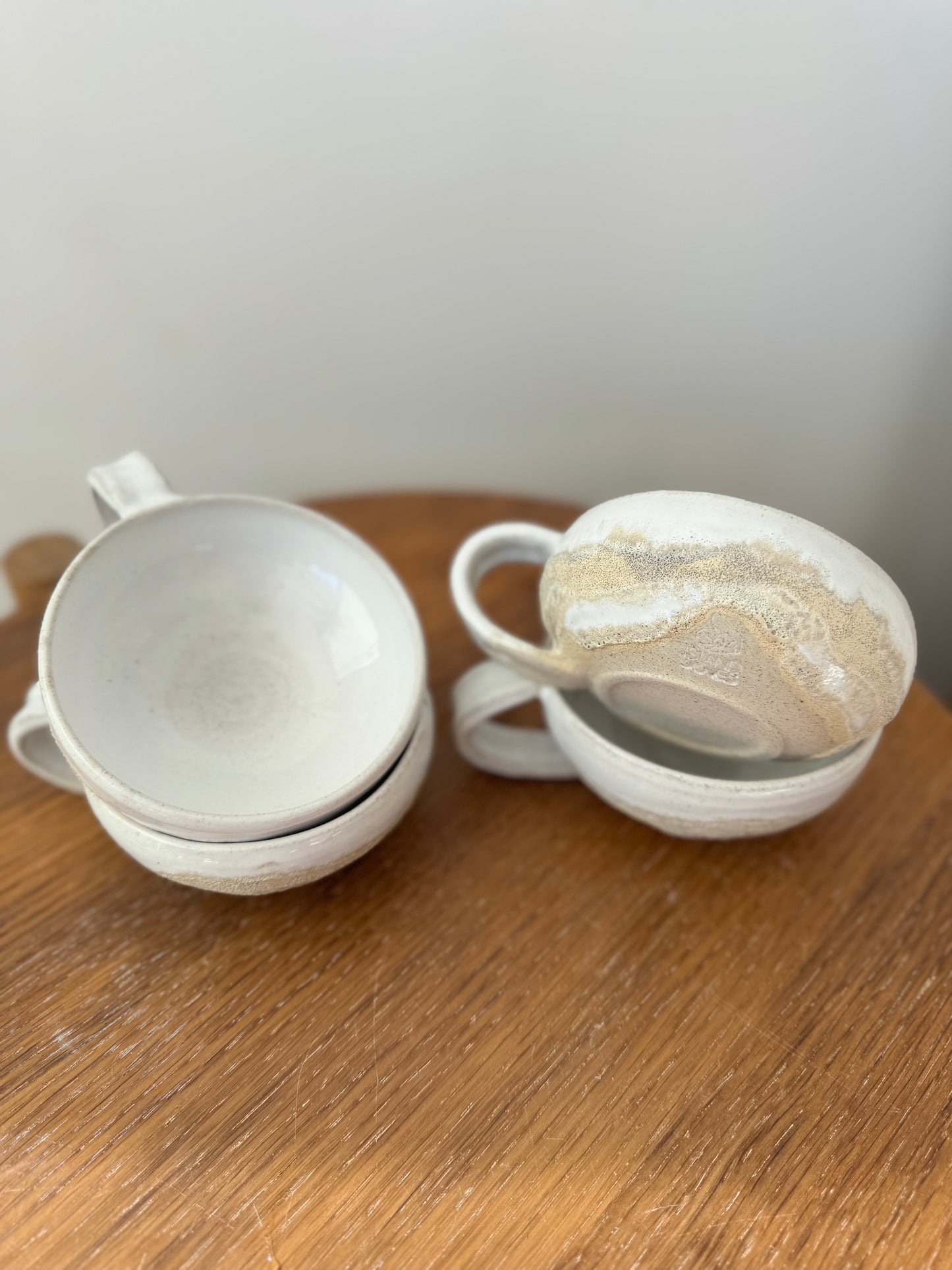 Sea foam mugs