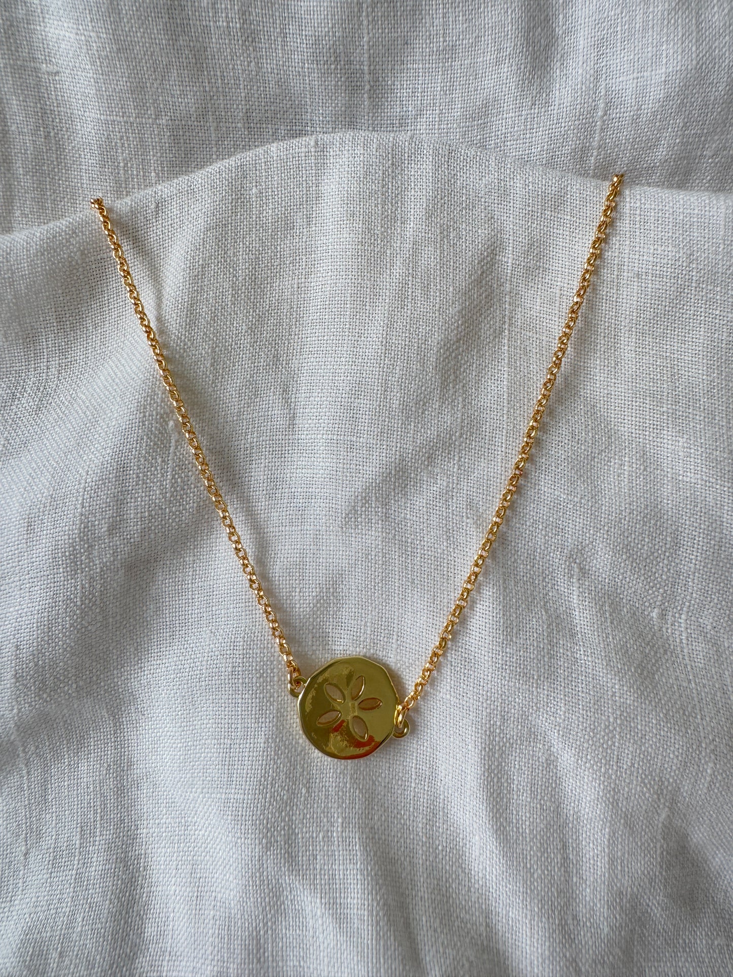 Atlantis Coin pendant chain necklace