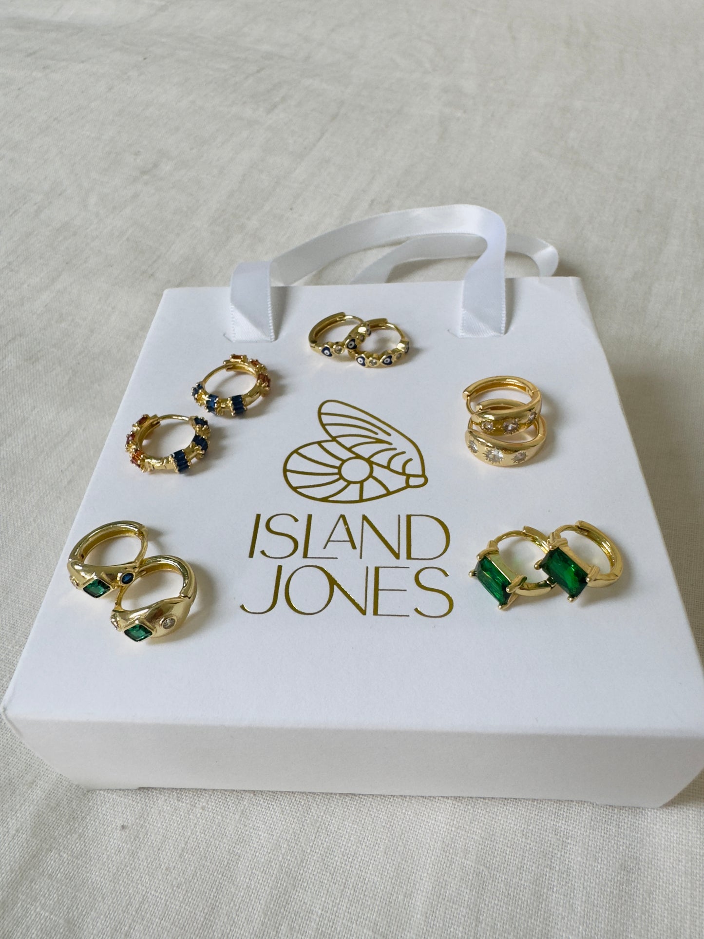 Ocean cliffs 14K Gold Fill huggie hoops