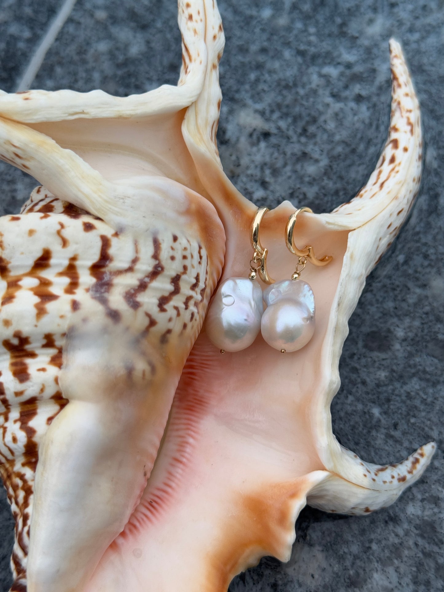 Illumination Baroque Pearl drop earrings