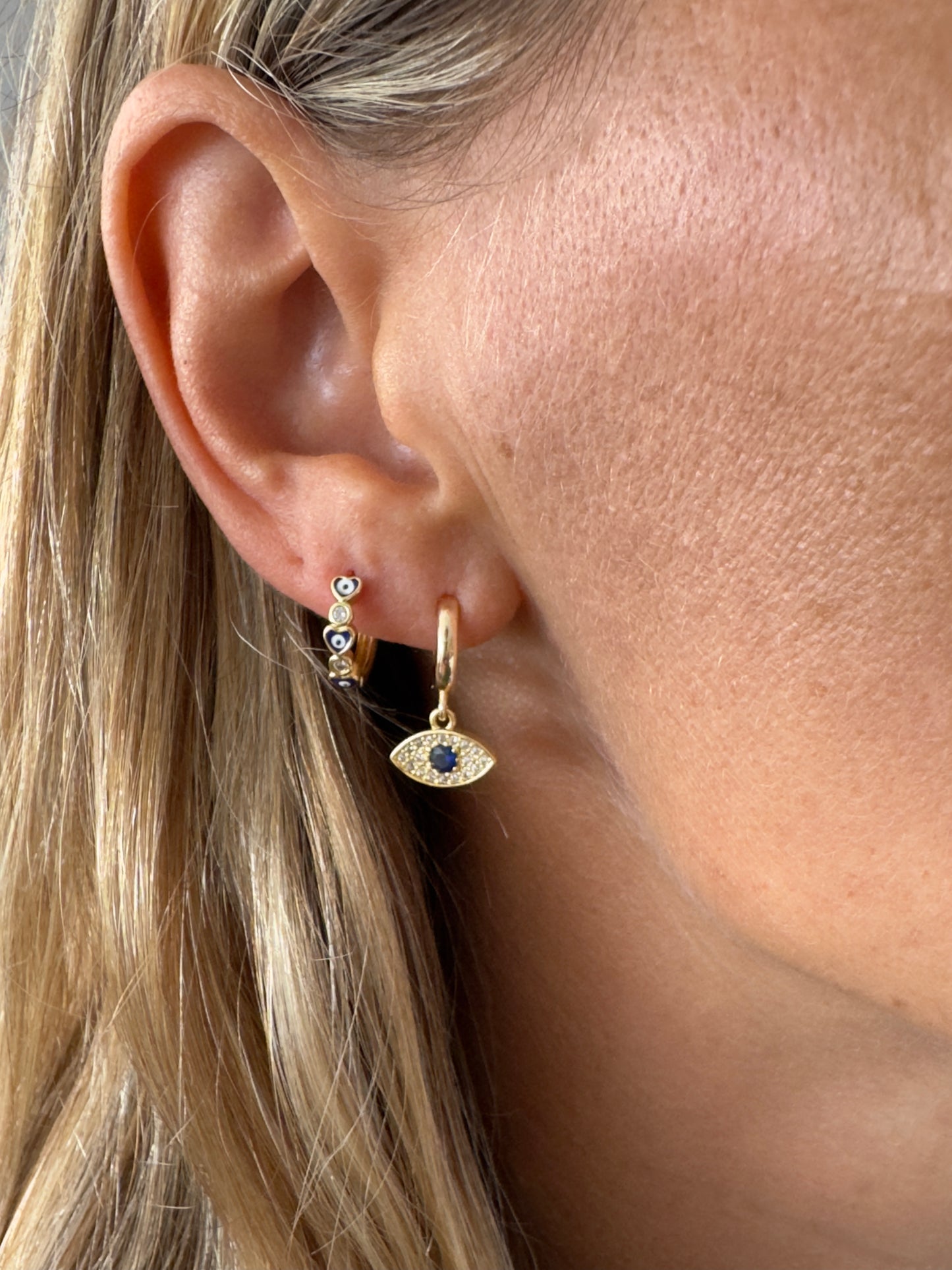 Protection 14K gold fill huggie hoops