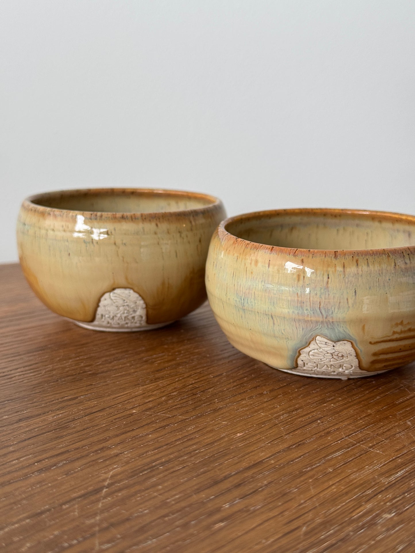 Espresso tumbler set in "Sandy Sunrise"