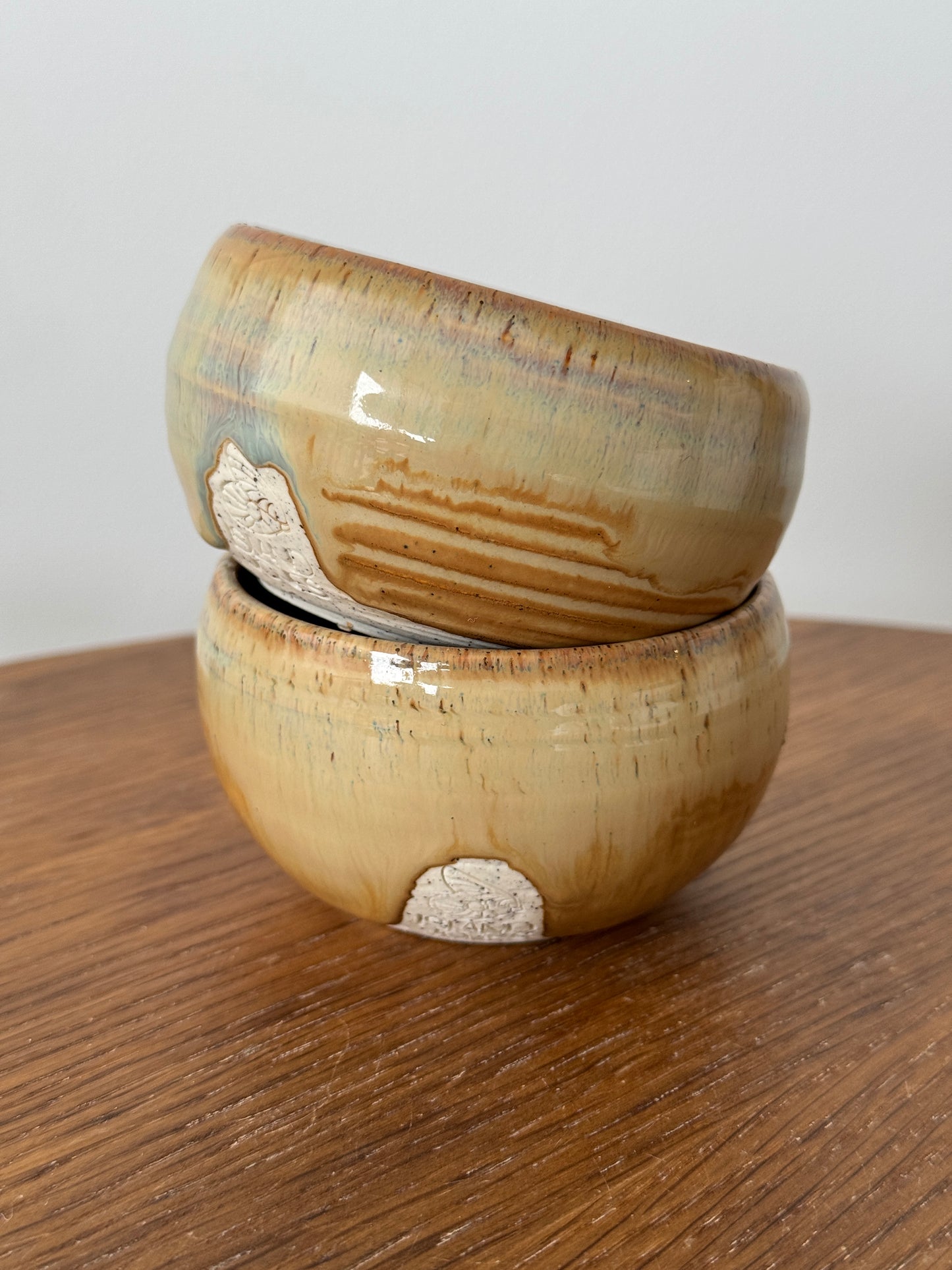 Espresso tumbler set in "Sandy Sunrise"