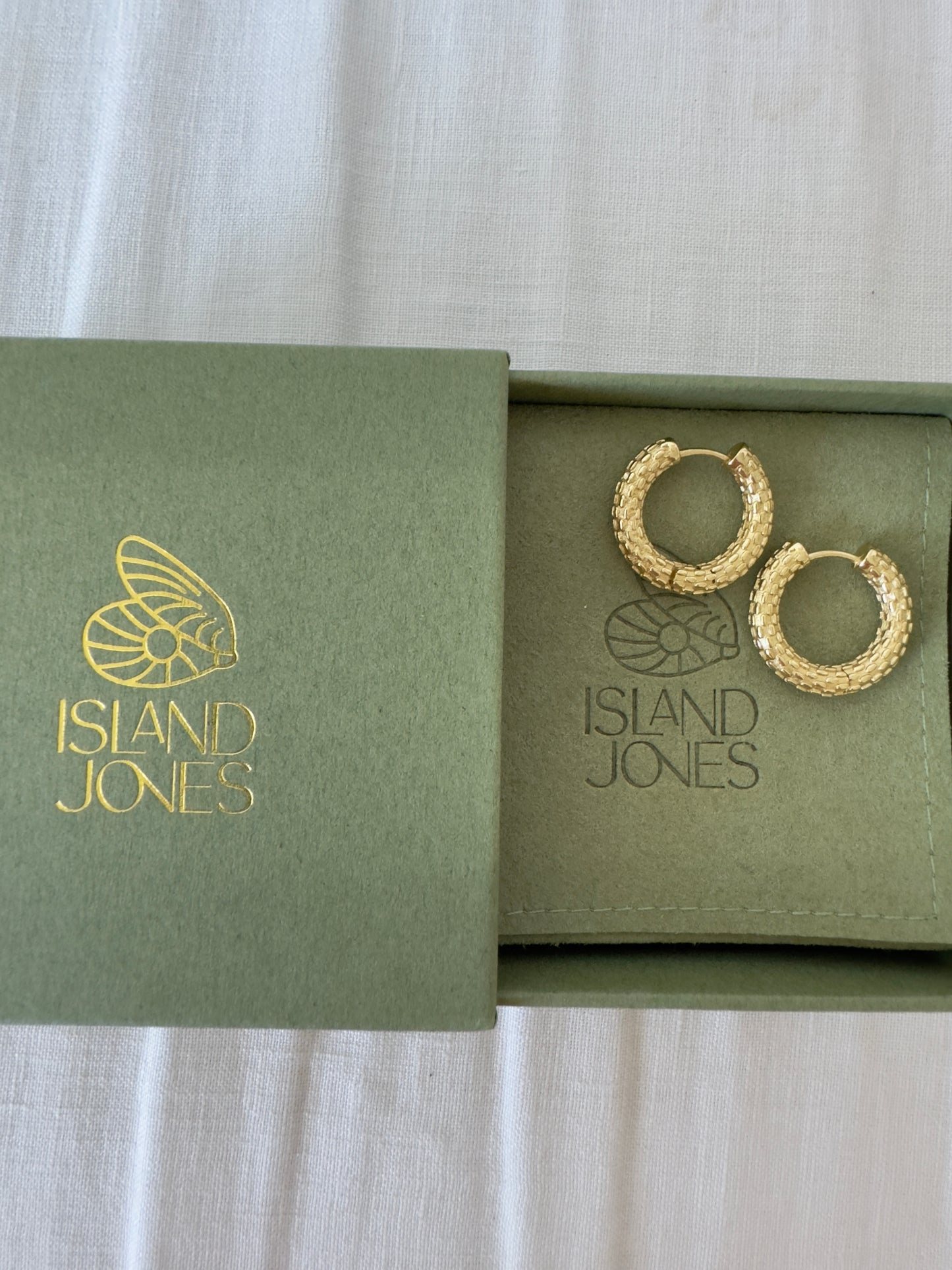 Sea serpent Hoops 14K Gold Fill