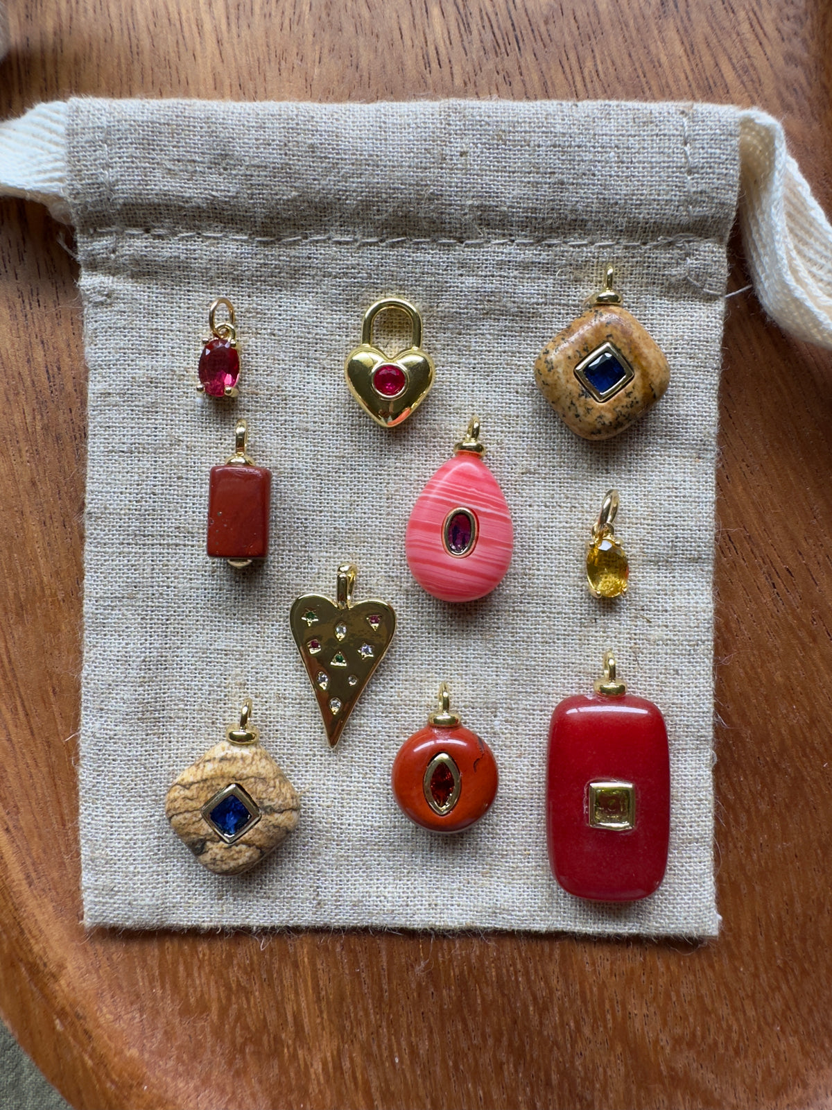 Charms, symbols & stone pendants