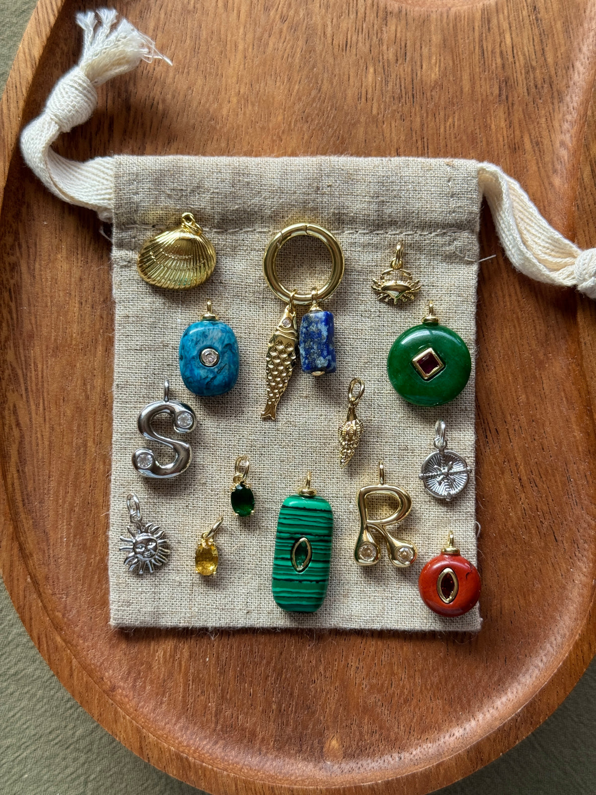 Charms, symbols & stone pendants