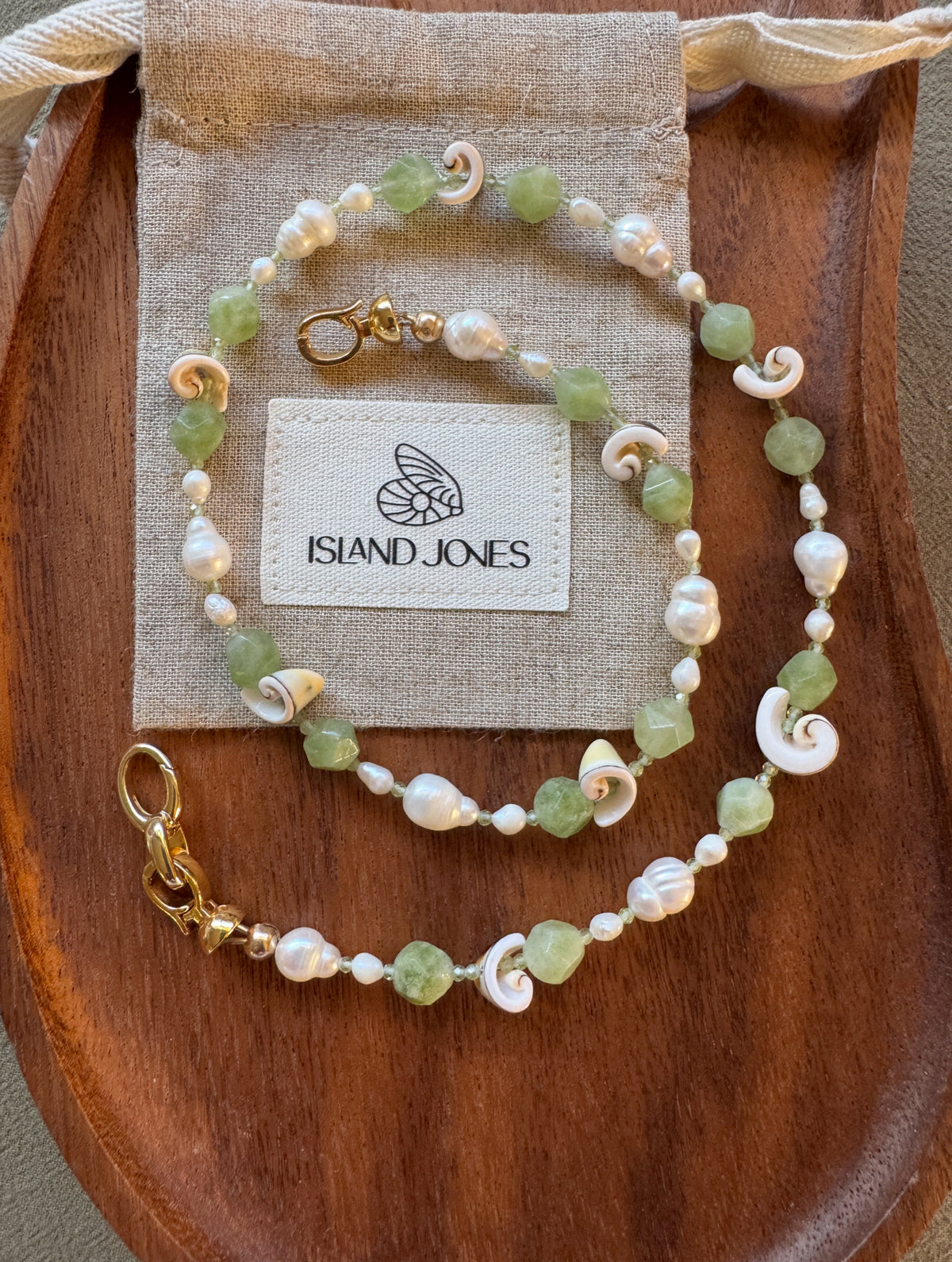Gemstone Charm Link Necklace - Customisable with your choice of pendants