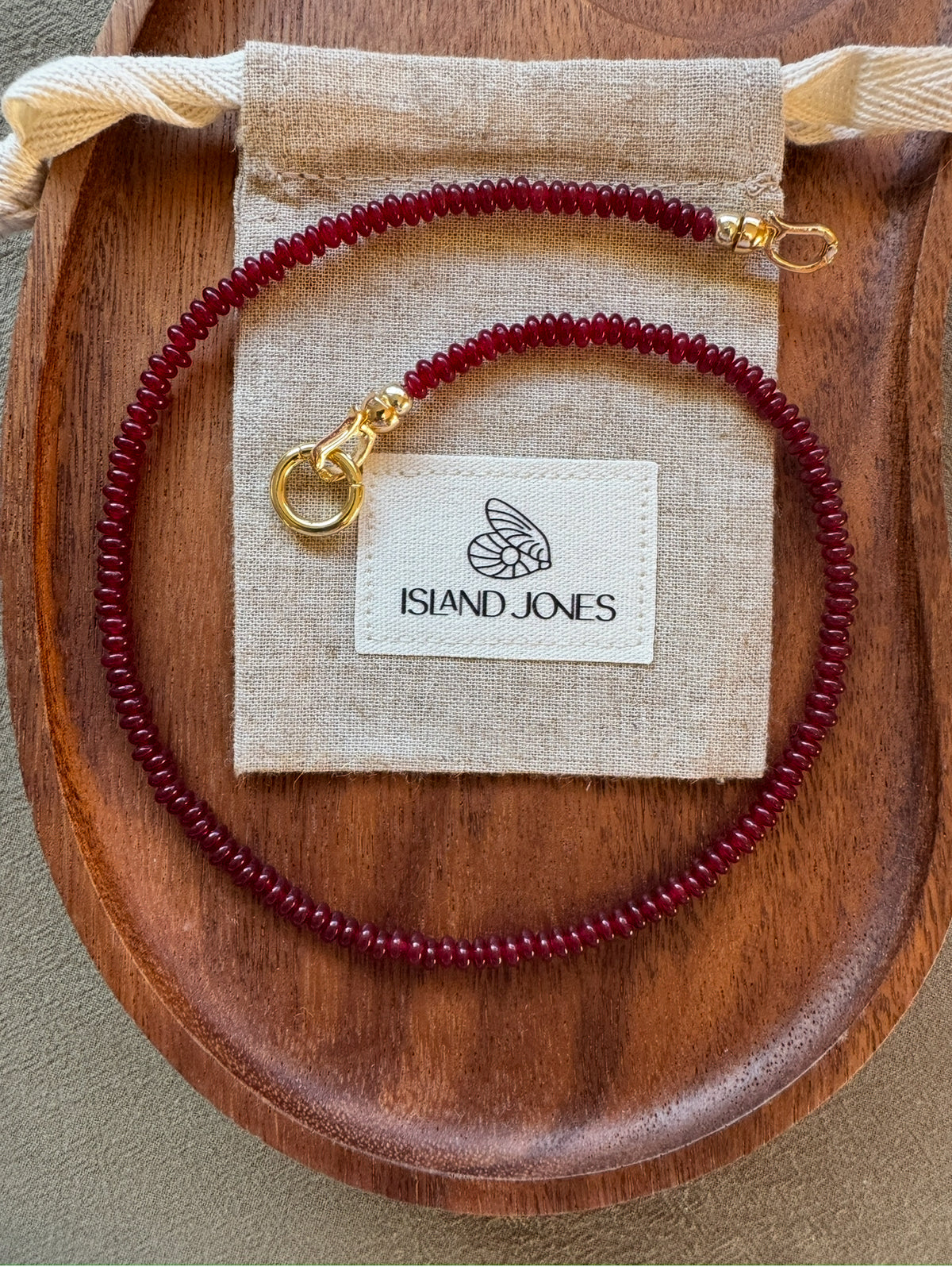 Gemstone Charm Link Necklace - Customisable with your choice of pendants