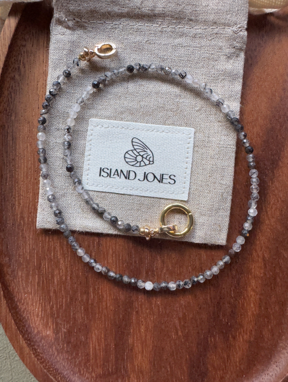 Gemstone Charm Link Necklace - Customisable with your choice of pendants