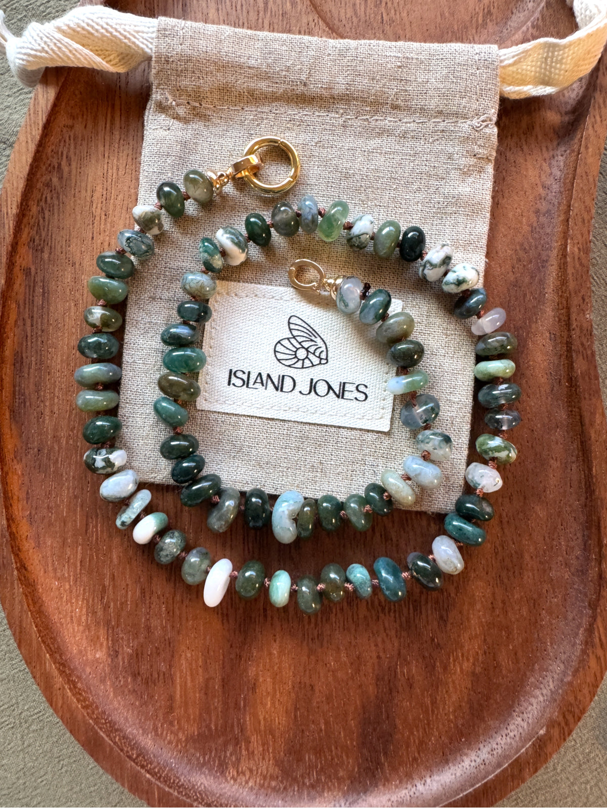 Gemstone Charm Link Necklace - Customisable with your choice of pendants