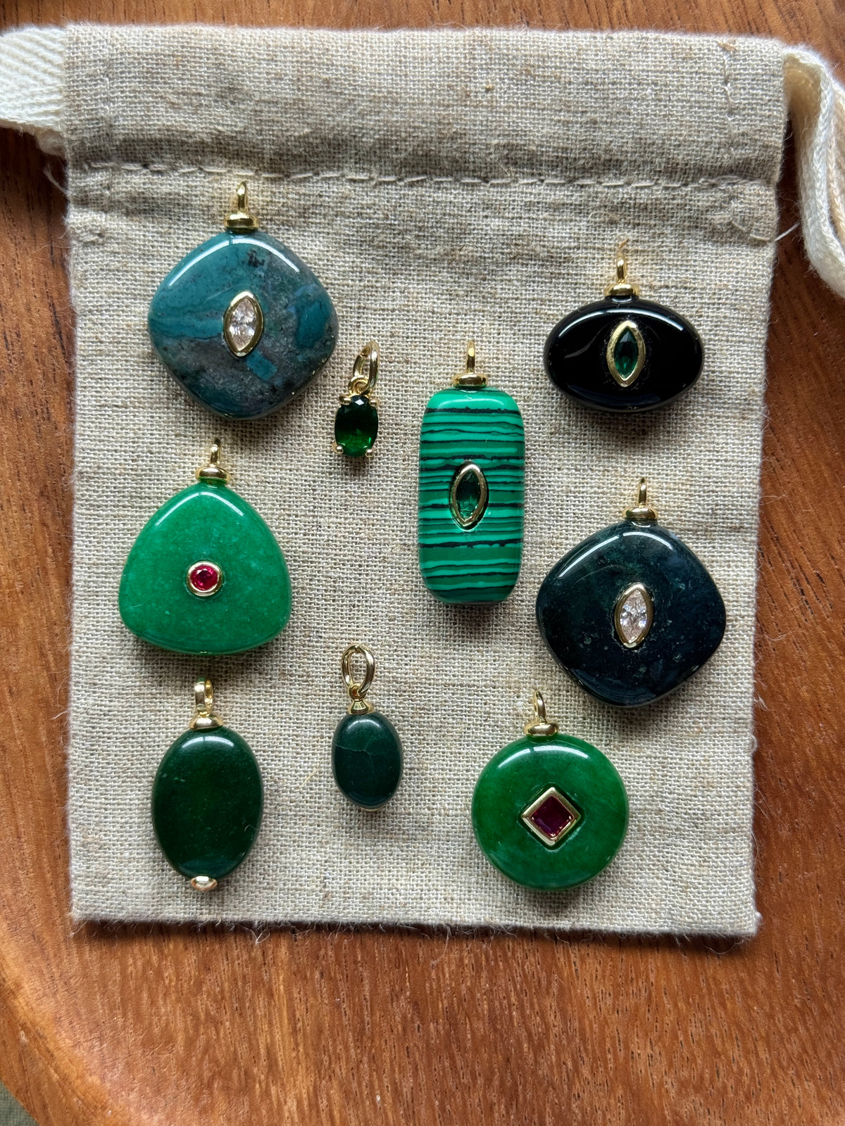 Charms, symbols & stone pendants