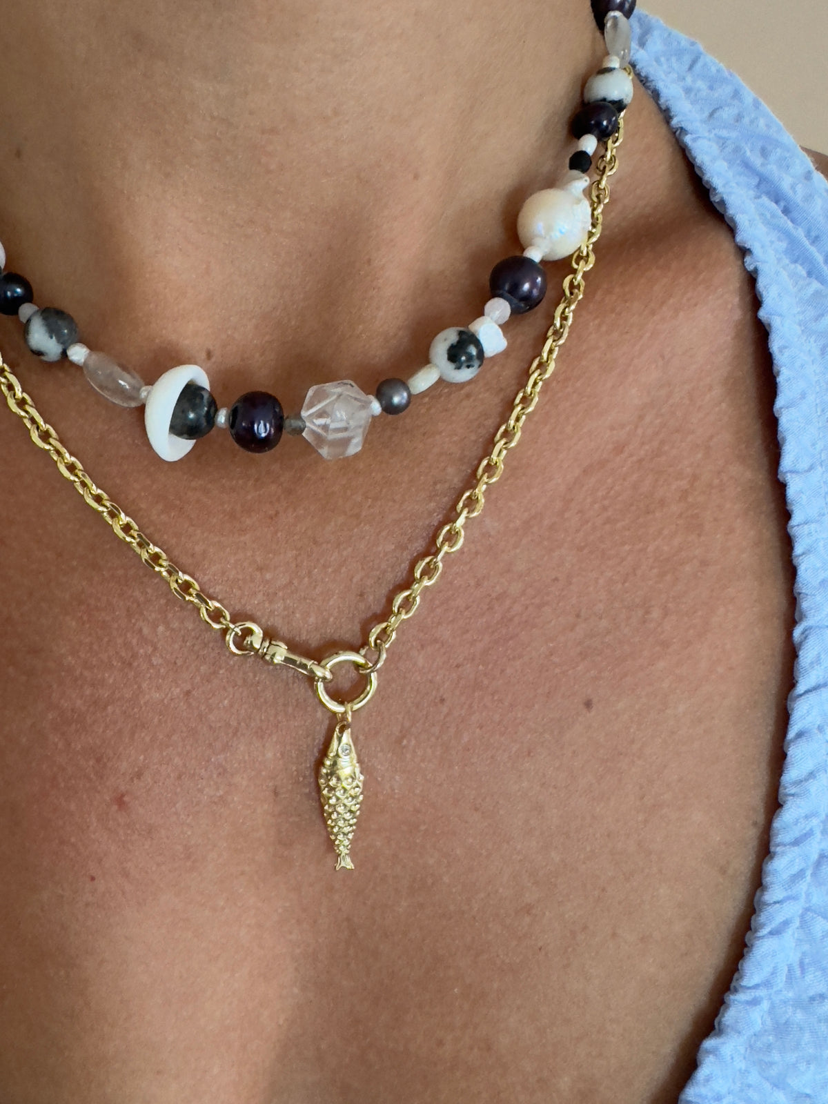 Noir Gemstone Choker