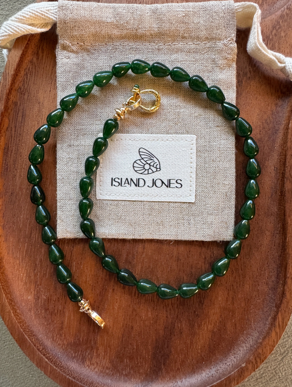 Gemstone Charm Link Necklace - Customisable with your choice of pendants