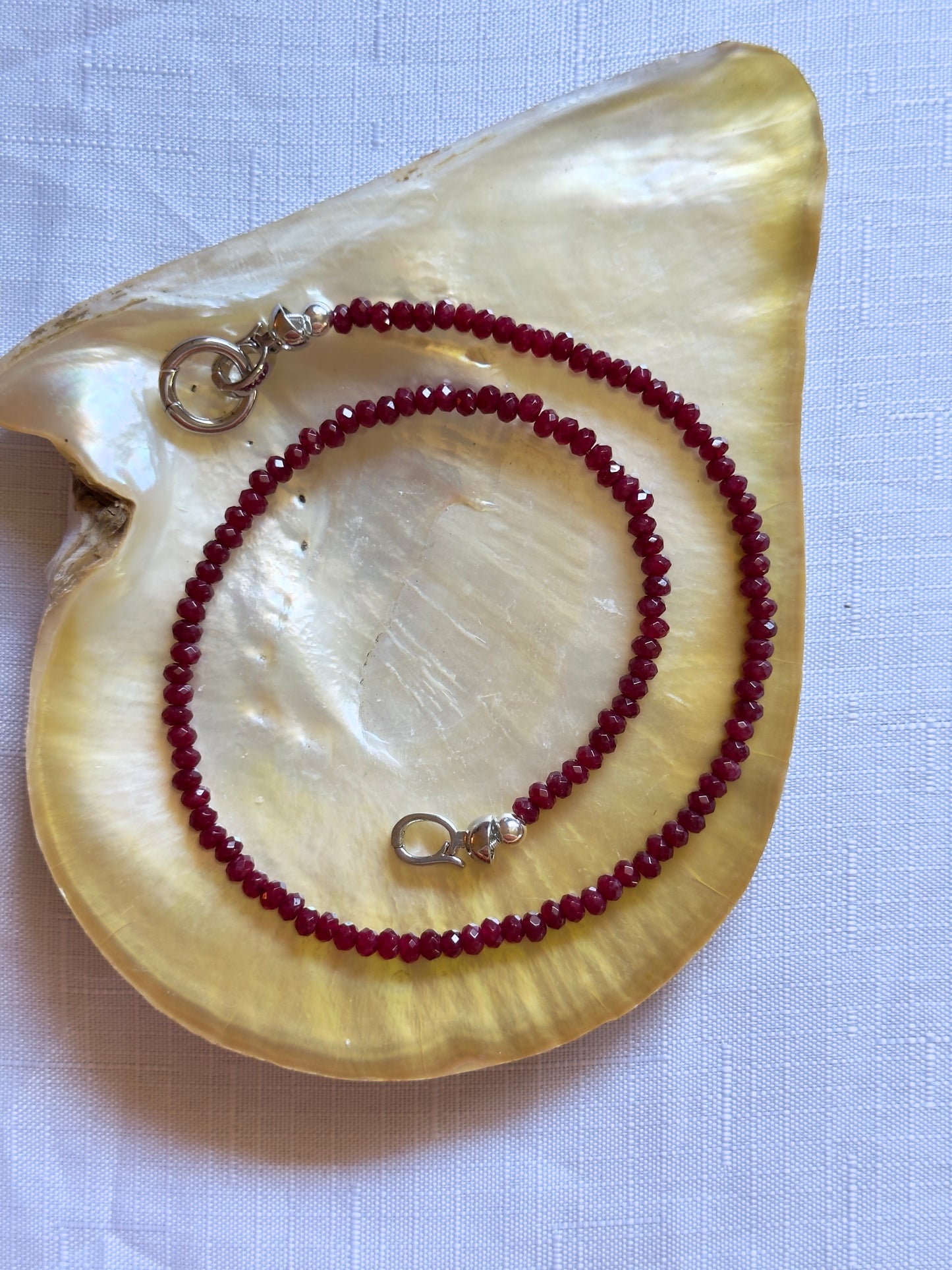 Gemstone Link Necklace - Customisable with your choice of pendants