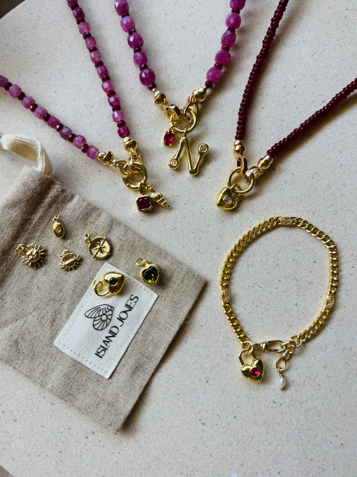 Charms, symbols & stone pendants