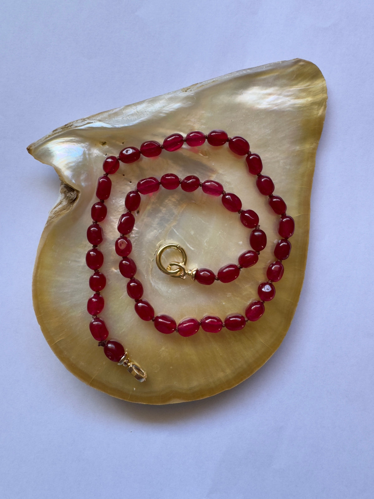 Gemstone Charm Link Necklace - Customisable with your choice of pendants