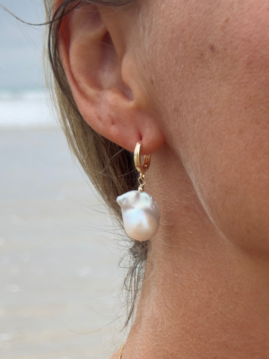 Illumination Baroque Pearl drop earrings