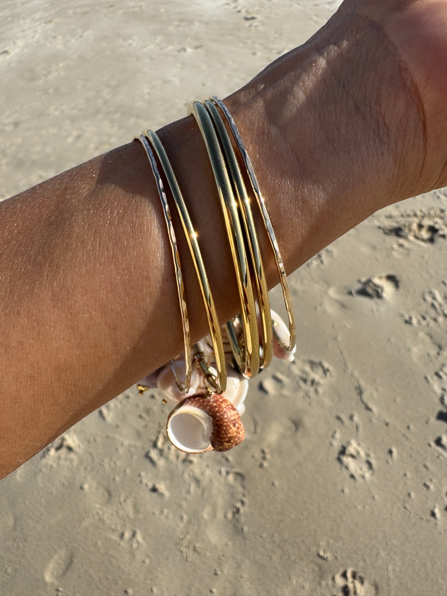 Ocean 14K Gold fill bangle - Customisable