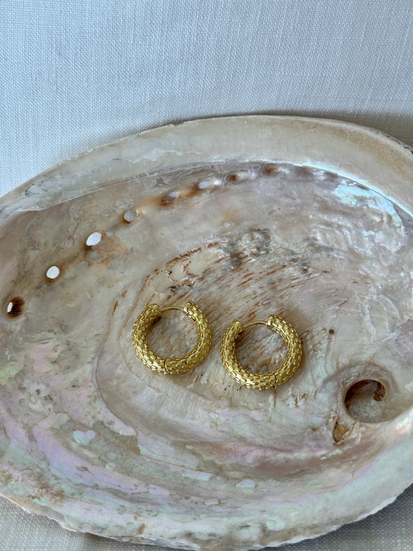 Sea serpent Hoops 14K Gold Fill