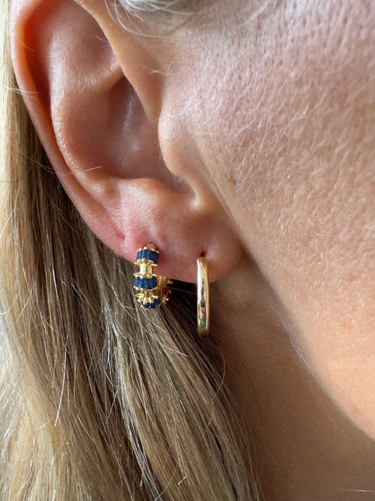 Ocean cliffs 14K Gold Fill huggie hoops