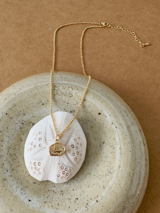 Starry Night Sky 14K Gold Fill pendant on 16" chain necklace